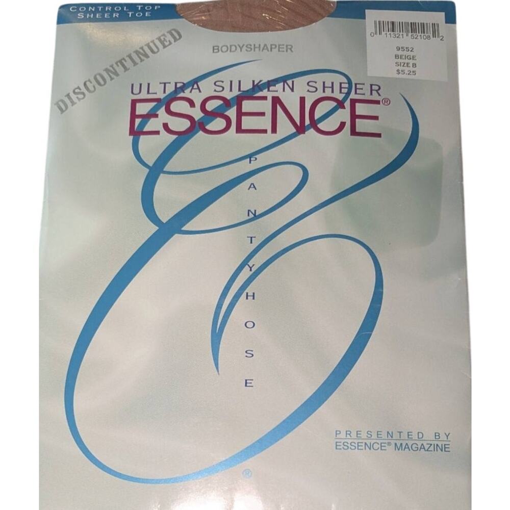 New Discontinued Essence Ultra Silken Sheer Bodyshaper Panty Hose Beige S/M (B)